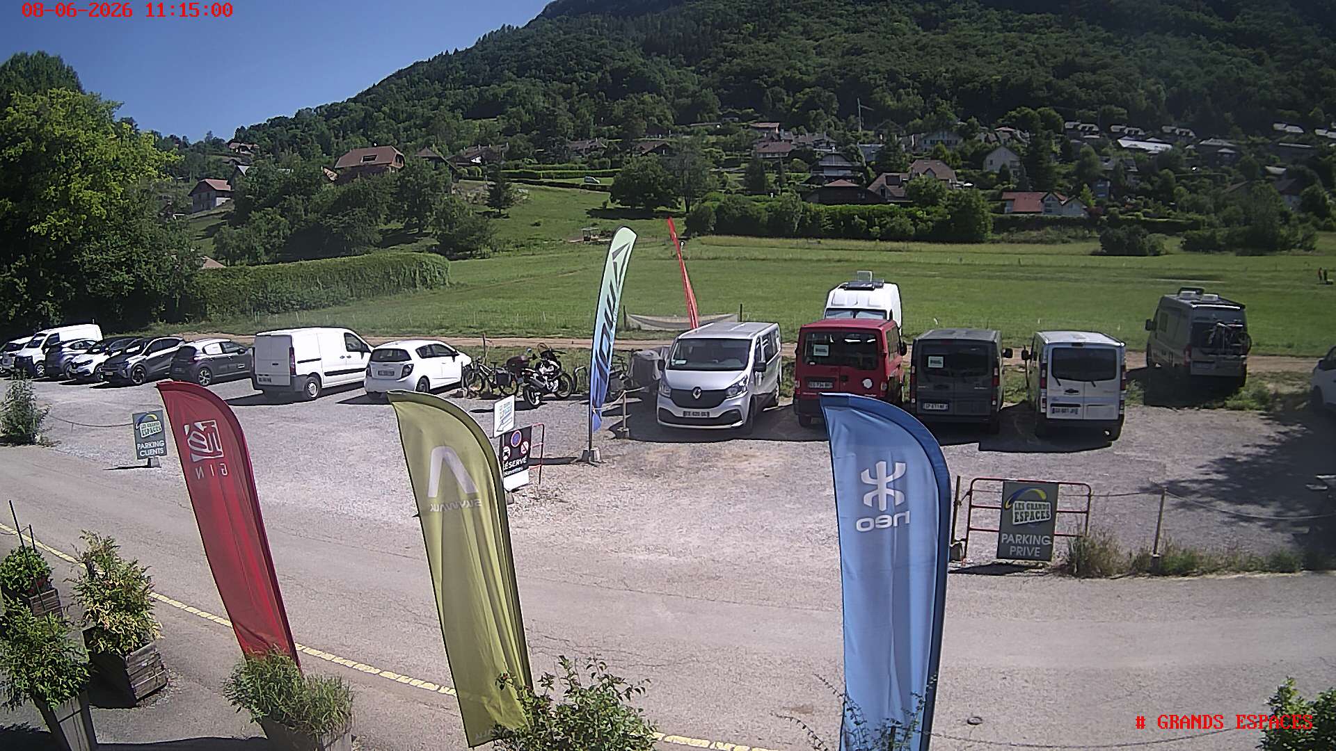 Paragliding take-off Planfait