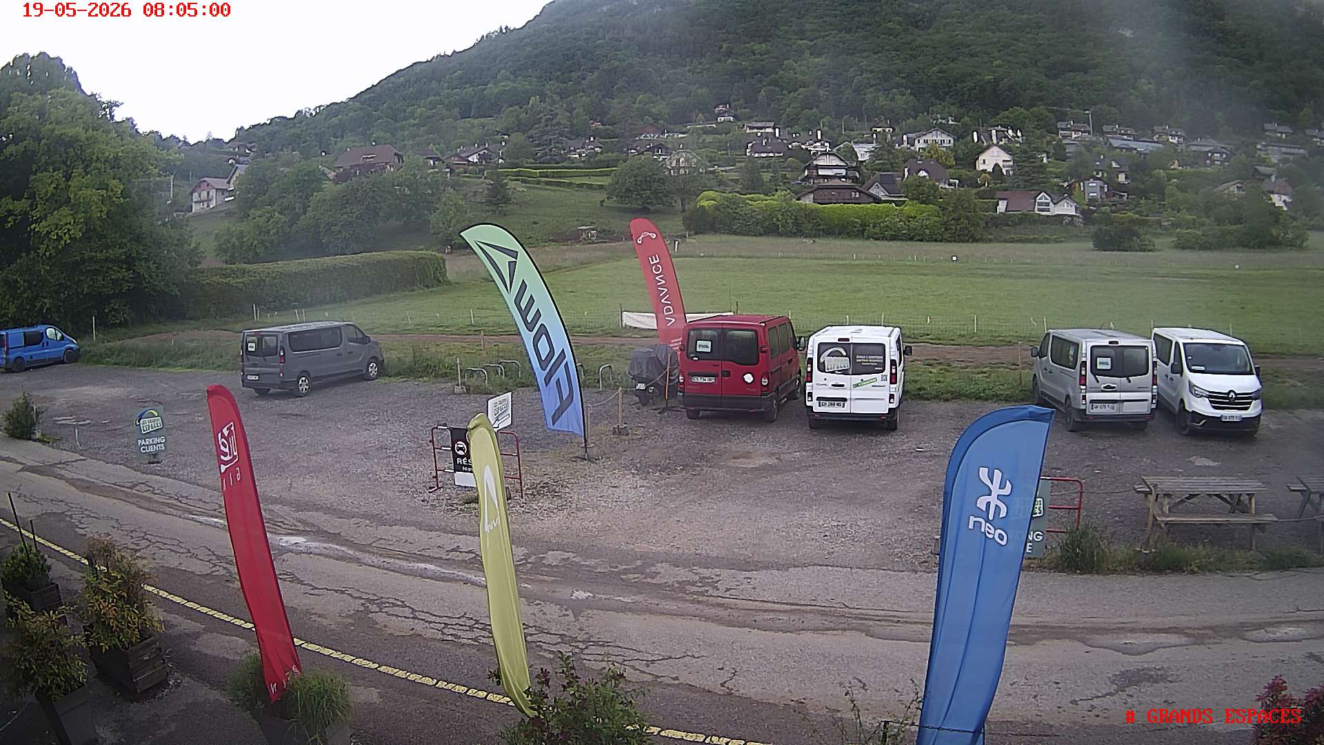 Paragliding take-off Planfait