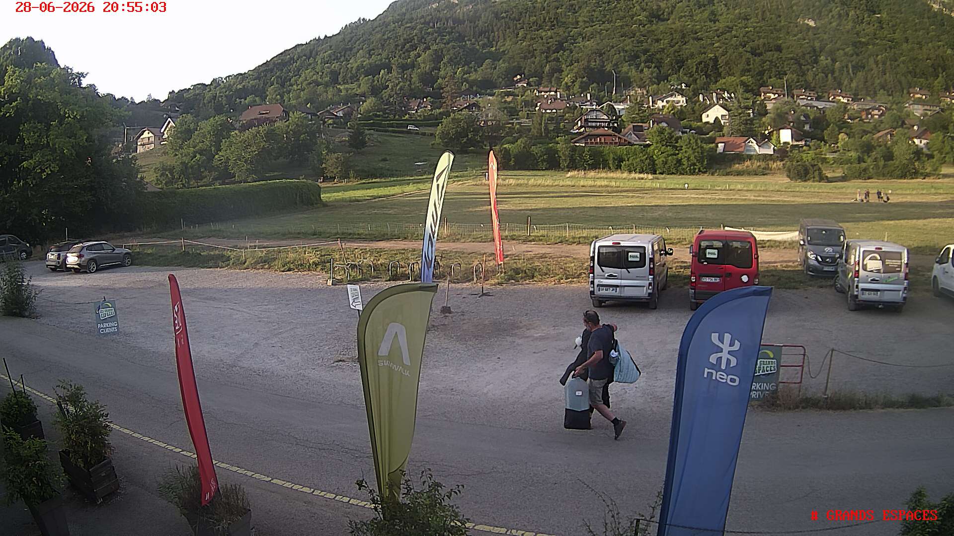 Paragliding take-off Planfait