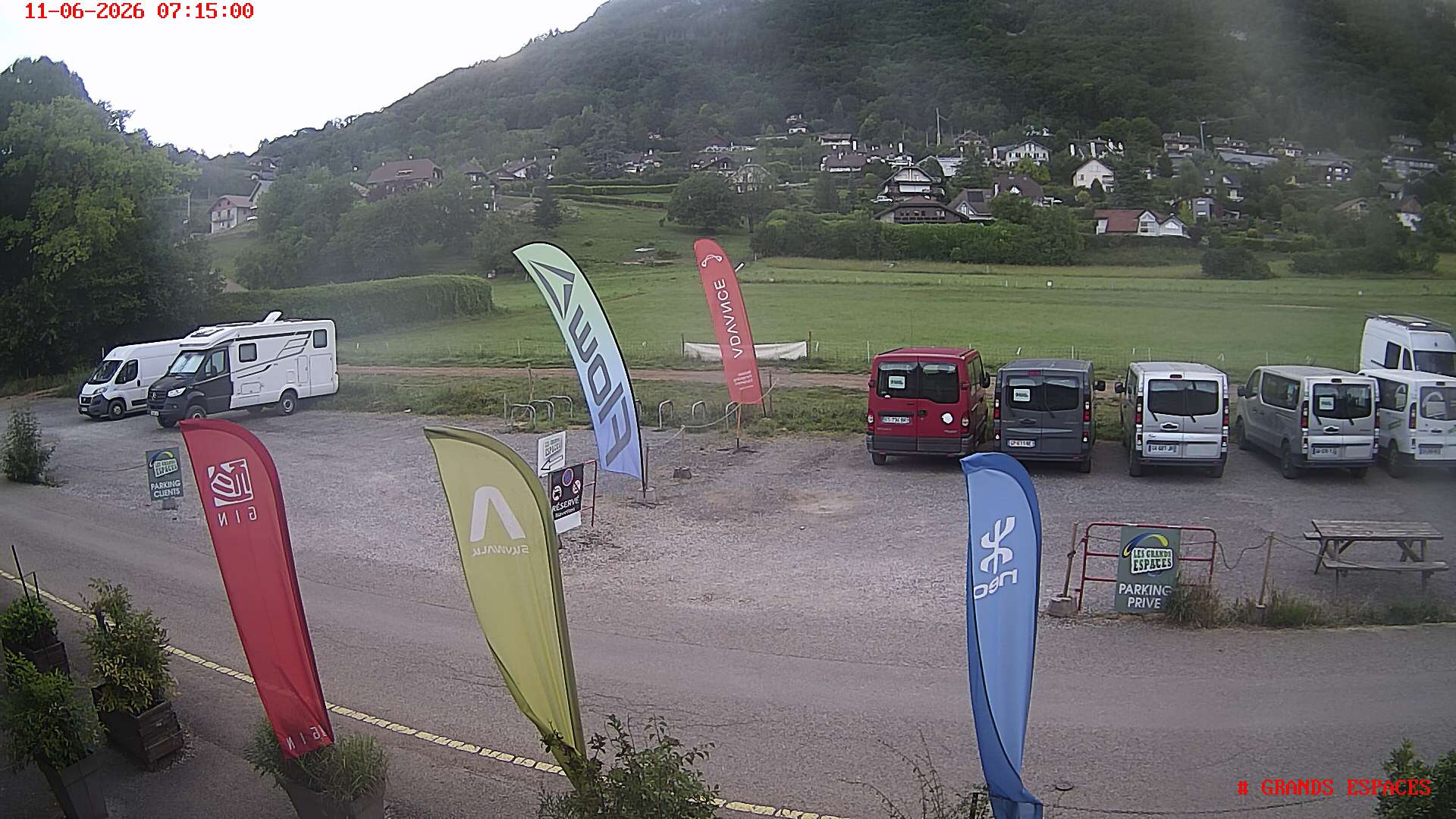 Paragliding take-off Planfait